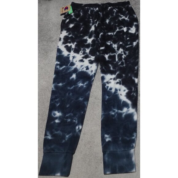 Champion Jogger Sweatpants Men's Large Blue White Garment Dye Pull On - Picture 1 of 12